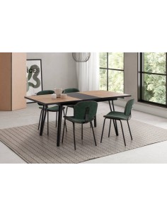 MESA EXTENSIBLE CLEO 140/180 x 90, NATURAL con CANTO... 2