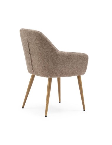 Cadeira de jantar NINA com braços, tecido e...