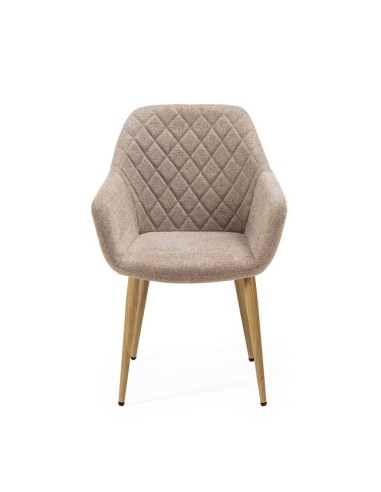 Cadeira de jantar NINA com braços, tecido e...