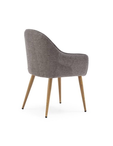 Silla de comedor con brazos ASLAD tejido...