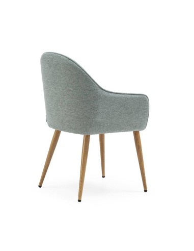 Silla de comedor con brazos ASLAD tejido...