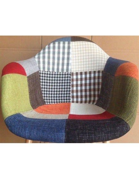 Sillón diseño Patchwork replica DWS Charles Eames