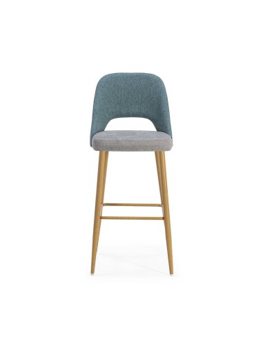 Banqueta em tecido combinado MOCCIA, pernas em...