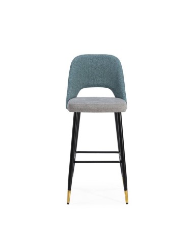 Banqueta em tecido combinado MOCCIA, pernas em...