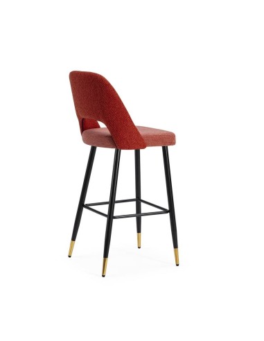 Banqueta em tecido combinado MOCCIA, pernas em...