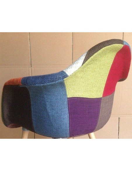 Sillón diseño Patchwork replica DWS Charles Eames