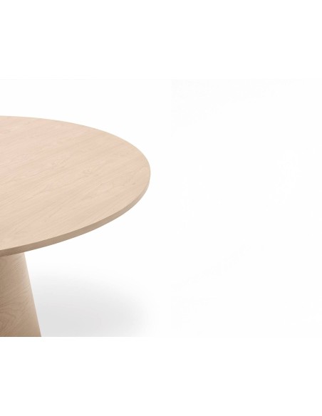 Teulat MESA REDONDA MINIMALISTA CEP 157, color Fresno claro.