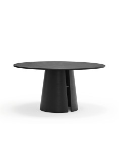 MESA REDONDA MINIMALISTA Teulat CEP 157, cor Preto.