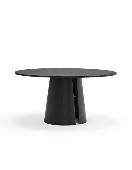 MESA REDONDA MINIMALISTA Teulat CEP 157, cor Preto.