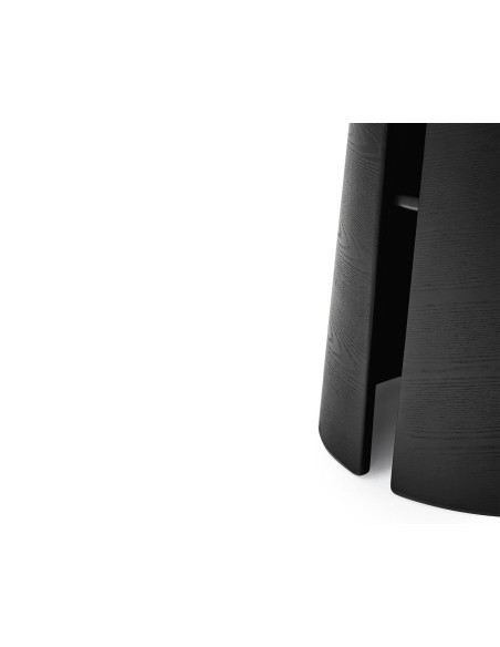 MESA REDONDA MINIMALISTA Teulat CEP 157, cor Preto.