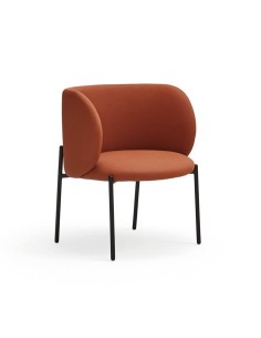 BUTACA DE TEULAT MOGI EN PIEL SINTÉTICA COLOR  TEJA Y...