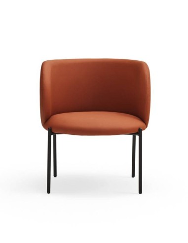 POLTRONA TEULAT MOGI EM COURO SINTÉTICOCOR TEJA...