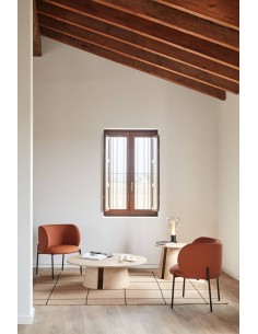 BUTACA DE TEULAT MOGI EN PIEL SINTÉTICA COLOR  TEJA Y... 2