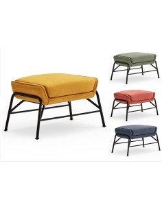 SADIRA OTOMANO EM TECIDO E METAL. 2