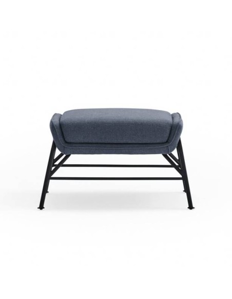 OTTOMAN SADIRA EN TEJIDO Y METAL.