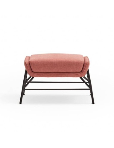 OTTOMAN SADIRA EN TEJIDO Y METAL.