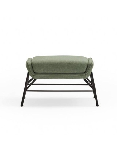 SADIRA OTOMANO EM TECIDO E METAL.