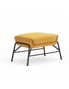 SADIRA OTOMANO EM TECIDO E METAL.