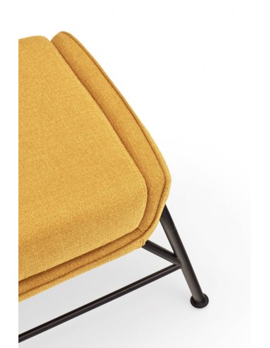 SADIRA OTOMANO EM TECIDO E METAL.