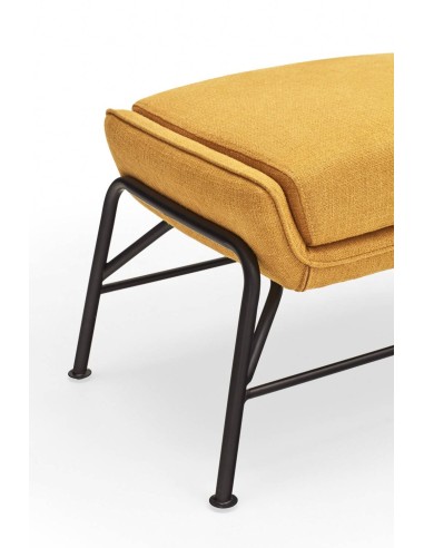 SADIRA OTOMANO EM TECIDO E METAL.