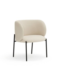 BUTACA DE TEULAT MOGI EN PIEL SINTÉTICA BEIGE Y PATAS...