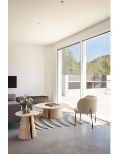 BUTACA DE TEULAT MOGI EN PIEL SINTÉTICA BEIGE Y PATAS... 2