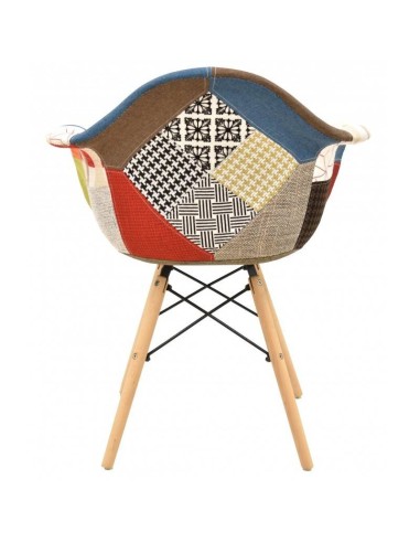 sillon patchwork de diseno para comedor tower