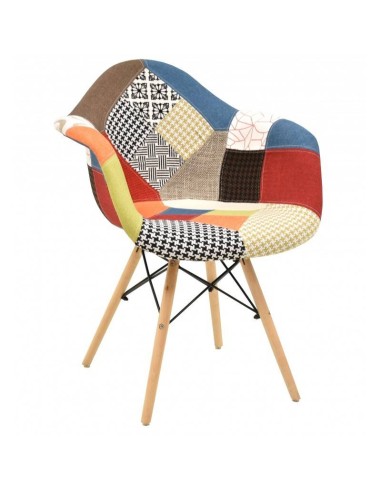 sillon patchwork de diseno para comedor tower