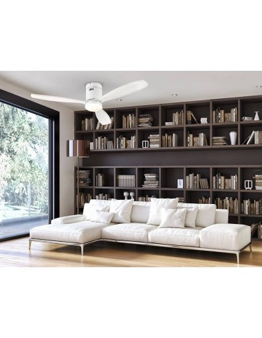 SCHULLER ventilador de teto SIROCO 132 cm. Branco