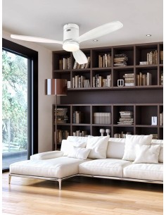 SCHULLER VENTILADOR de techo SIROCO 132 cm. Blanco 2