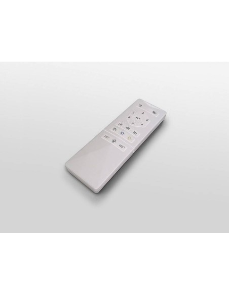 SCHULLER VENTILADOR de techo VENTO 50/100 cm. aspas escamoteables, blanco y oro.