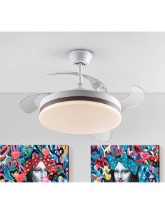 VENTILADOR DE TETO SCHULLER VENTO 50/100 cm. Lâminas...