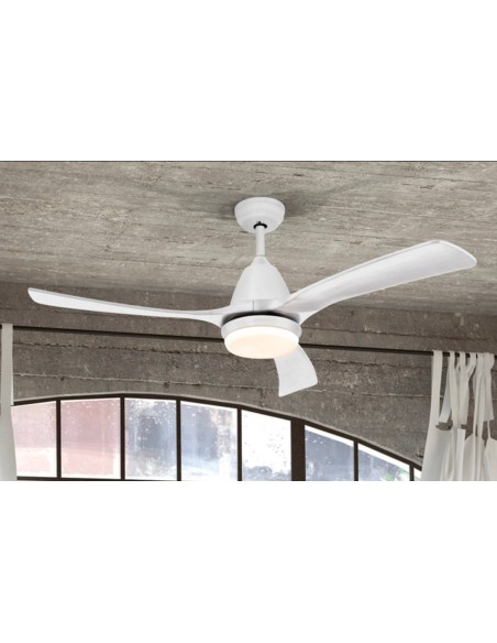 SCHULLER VENTILADOR DE TECHO ASPAS 132 cm. BLANCO