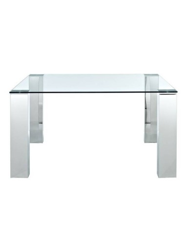 Mesa de sala de jantar) 160x90, vidro, cromado