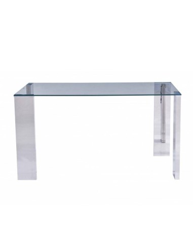 Mesa de sala de jantar) 160x90, vidro, cromado