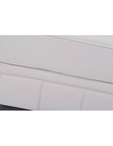 Poltrona CHESTER, imitação pele branco