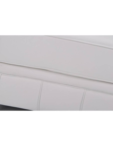 Sillón CHESTER, similpiel blanco