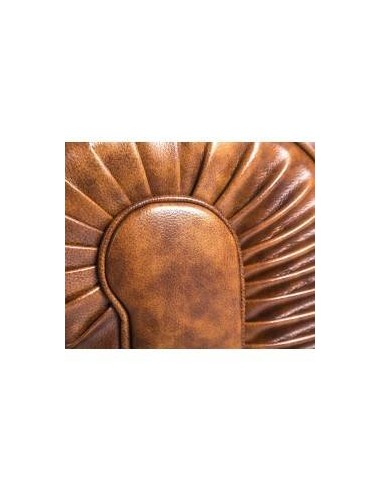 Sofá CHESTER, 3 plazas, similpiel cuero viejo