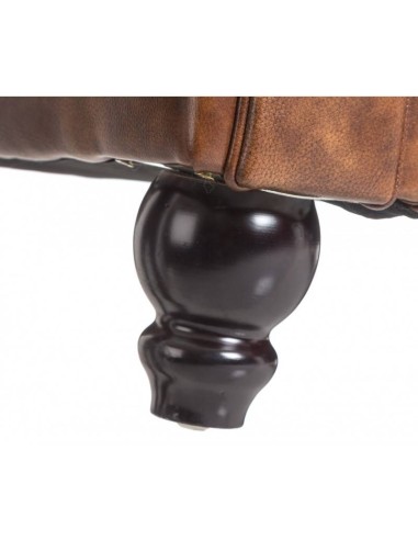 Sofá CHESTER, 3 lugares,  couro sintético de...