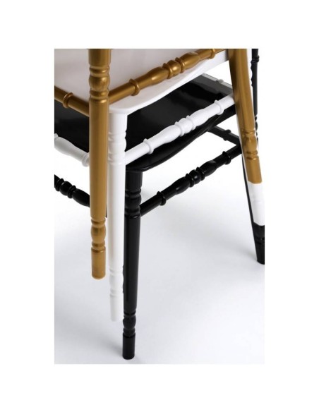 Cadeira CHIAVARI NEW, empilhável, polipropileno dourado