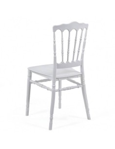 Silla WEDDING, apilable, polipropileno blanco 2
