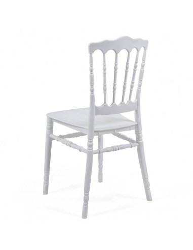 Silla WEDDING, apilable, polipropileno blanco