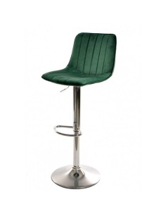 Taburete Goblin de terciopelo Verde, regulable, metal...