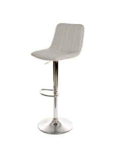 Taburete Goblin de similpiel gris claro, regulable, metal...