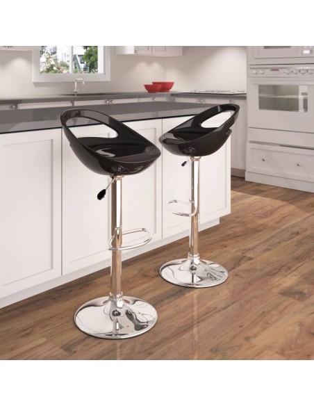 Banco TURCHE, cromado, abs preto