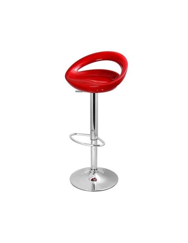Banco TURCHE, cromado, abs vermelho