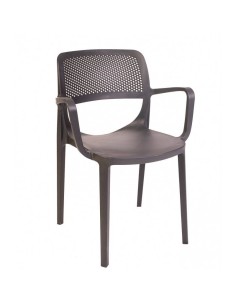 Silla con brazos exterior VERDI, apilable, polipropileno...