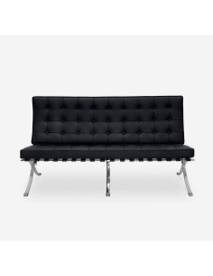 Design de sofá de 2 lugares Barna, inspirado por ludwig mies van der rohe 2