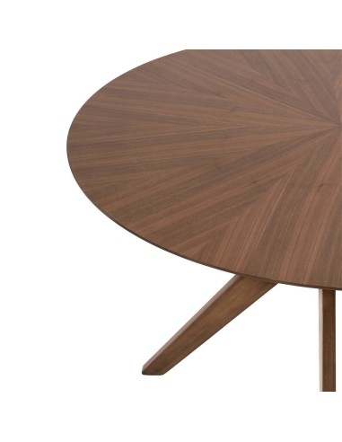 MESA REDONDA MOODY 120, COR Nogueira