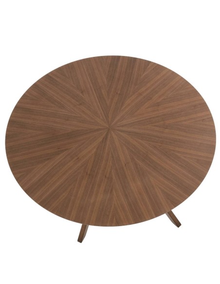 MESA REDONDA MOODY 120, COR Nogueira